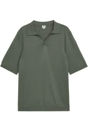 H&M Cotton Linen Polo Shirt