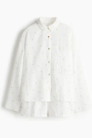 H&M Pigiama con camicia e shorts