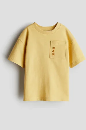 H&M T-shirt in cotone con ricamo