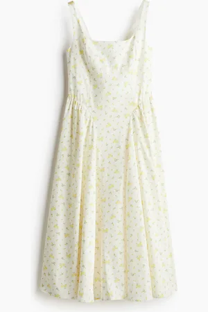 H&M Abito in popeline con laccetti dietro