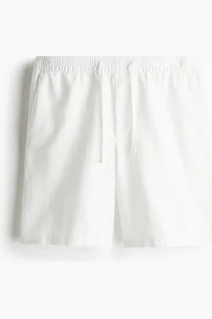 H&M Shorts in misto lino Relaxed Fit