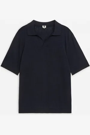 H&M Cotton Linen Polo Shirt