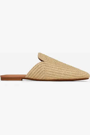 H&M Flat Straw Mules