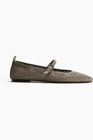 H&M Scarpe Mary Jane in paglia