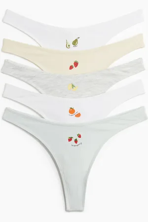 H&M Thong in cotone 5 pezzi