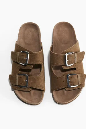 H&M Sandali slip-on in pelle scamosciata