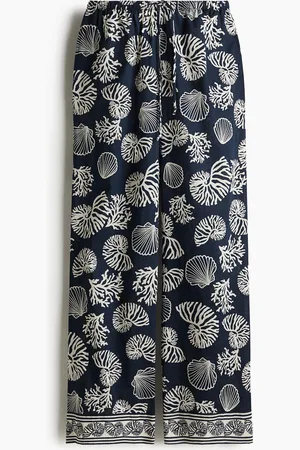 H&M Pantaloni in cotone con coulisse