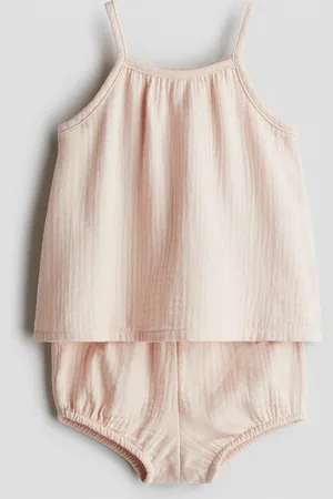 H&M Set 2 pezzi in mussola di cotone