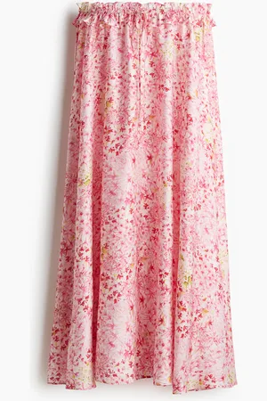 H&M Maxigonna con bordo a volant