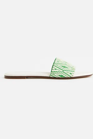H&M Sandali slip-on in tessuto jacquard