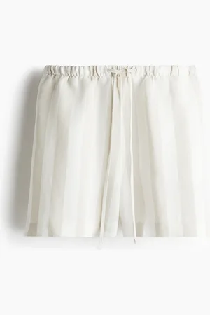 H&M Shorts in misto lino con coulisse