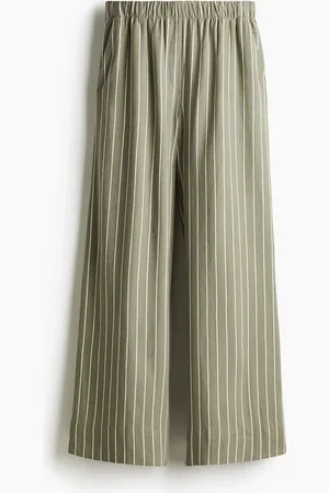 H&M Pantaloni ampi in misto lino