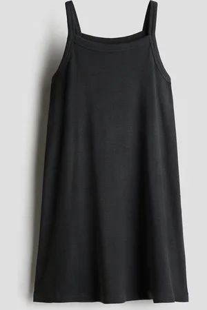 H&M Abito in cotone con spalline sottili