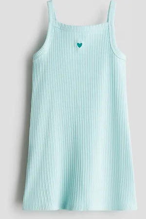 H&M Abito a costine con spalline sottili