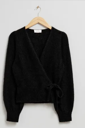 H&M Cardigan a portafoglio in misto mohair
