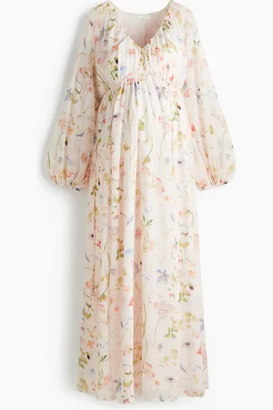 H&M MAMA Maxiabito con maniche a palloncino