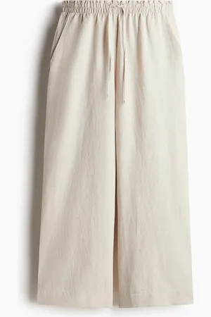 H&M Pantaloni corti in misto lino