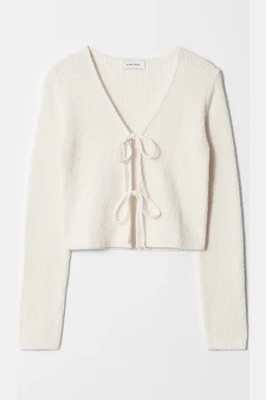 H&M Cardigan in maglia con lacci
