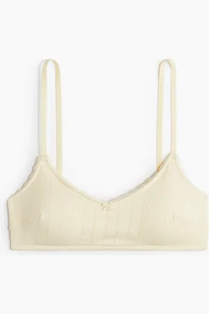 H&M Reggiseno imbottito in tessuto traforato