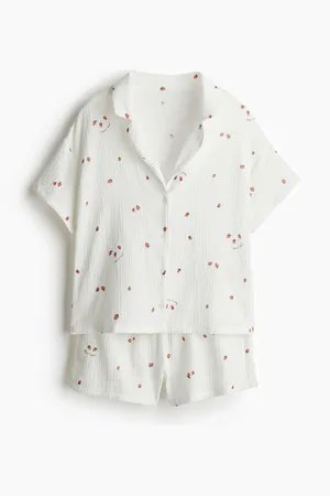 H&M Pigiama in mussola di cotone