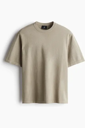 H&M T-shirt in maglia a coste Regular Fit
