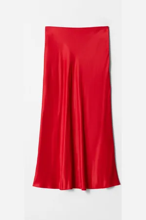H&M Gonna midi in raso