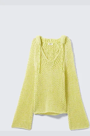 H&M Maglione traforato con cappuccio