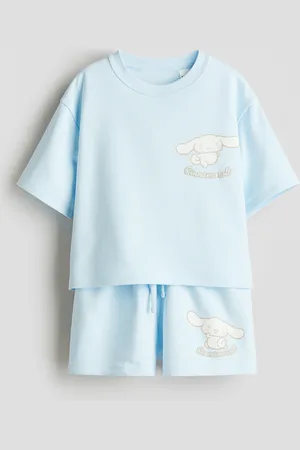 H&M Set 2 pezzi top e shorts con stampa