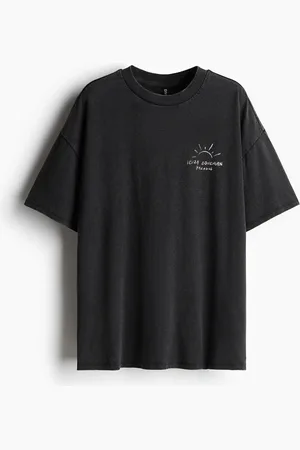H&M T-shirt oversize con motivo