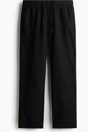 H&M Pantaloni in misto lino Relaxed Fit