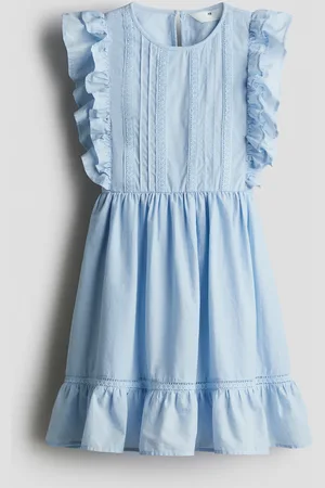H&M Abito in cotone con volant