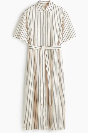 H&M Chemisier in misto lino