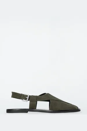 H&M SANDALI SLINGBACK IN PELLE