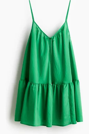 H&M Abito svasato con spalline sottili