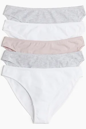 H&M Slip in cotone 5 pezzi