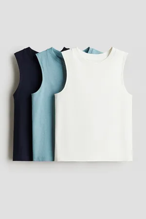H&M Canotte in jersey di cotone 3 pezzi