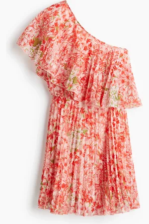 H&M Abito monospalla plissettato
