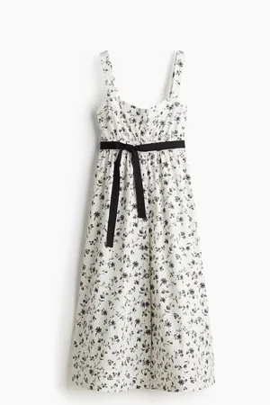 H&M Abito con cintura da annodare