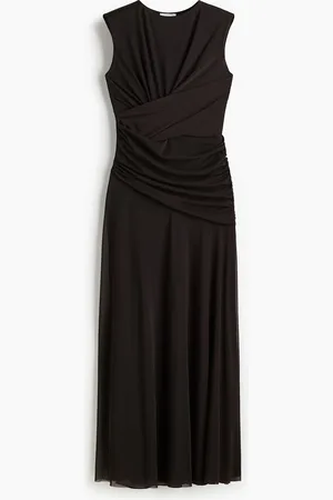 H&M Abito drappeggiato in mesh