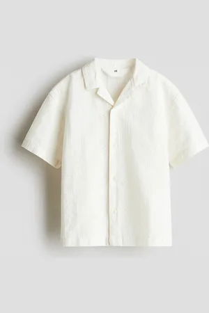 H&M Camicia bowling in cotone strutturato