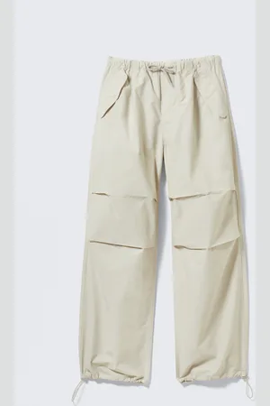 H&M Pantaloni da paracadutista loose con pieghe