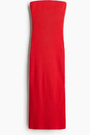 H&M Abito a fascia a costine