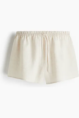 H&M Shorts in lino con coulisse