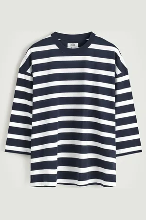 H&M T-SHIRT OVERSIZE CON MANICHE A 3/4