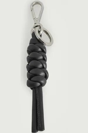 H&M PORTACHIAVI CHUNKY IN PELLE CON NODI