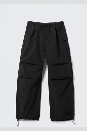 H&M Pantaloni da paracadutista loose con pieghe