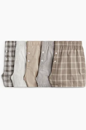 H&M Boxer corti in tessuto di cotone, 5 pz