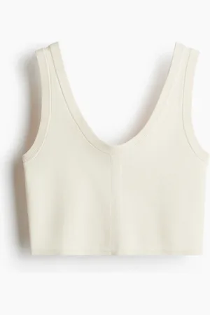 H&M Canotta in maglia fitta