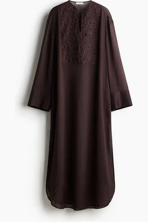 H&M Abito a caftano in ramié