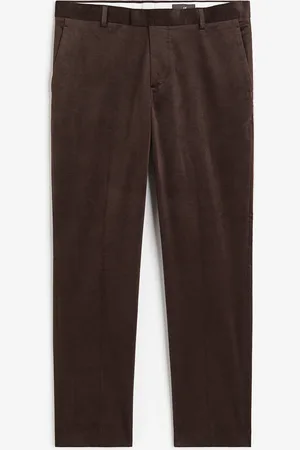 H&M Pantaloni da completo in velluto Slim Fit